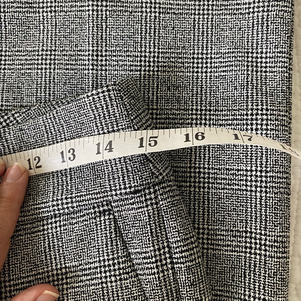 Ann Taylor Factory Glen Plaid Dress Pants – Size 4 – Black & White – NWOT - Picture 3 of 4